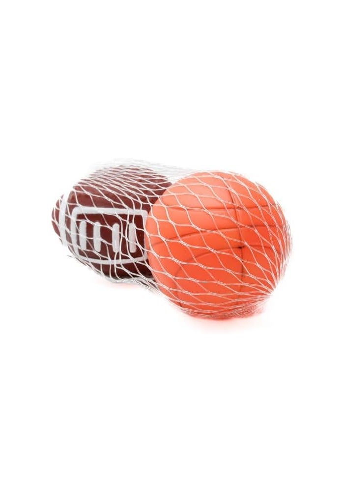 Daiso Pet Sports Ball - Brown and Orange - Image 3